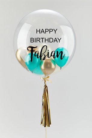 Ballon 18. Geburtstag, gold - PITTSBALLOON Shop, 3,95 €