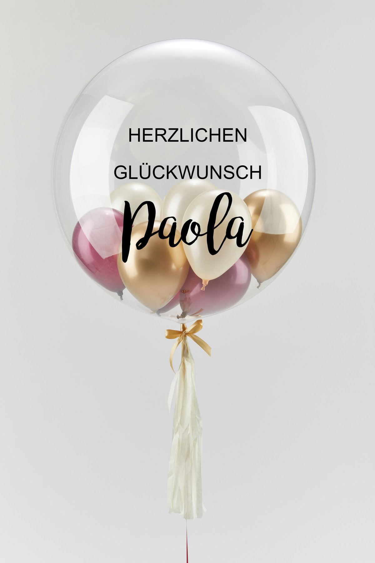 Glckwunsch Bubble