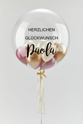 Glückwunsch Bubble