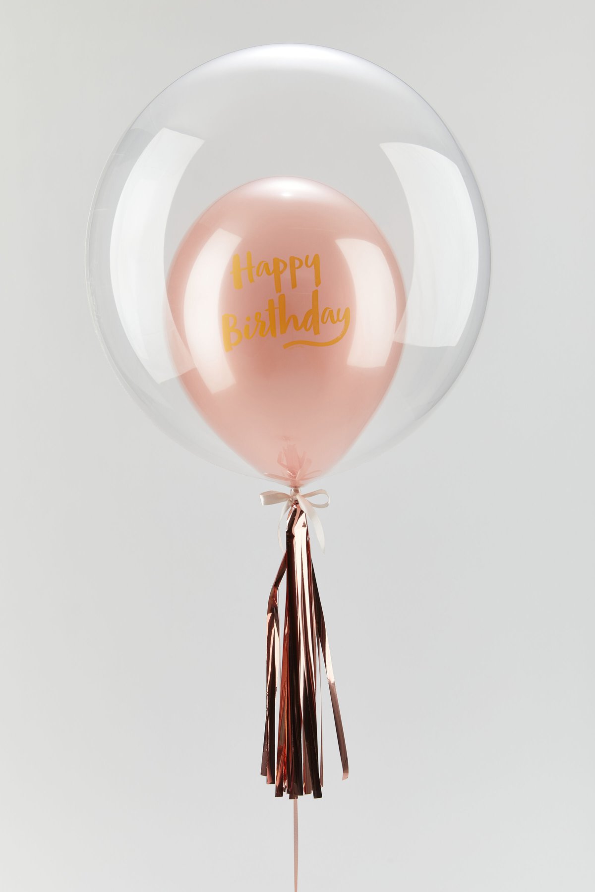 Ros&eacute;gold Birthday Bubble