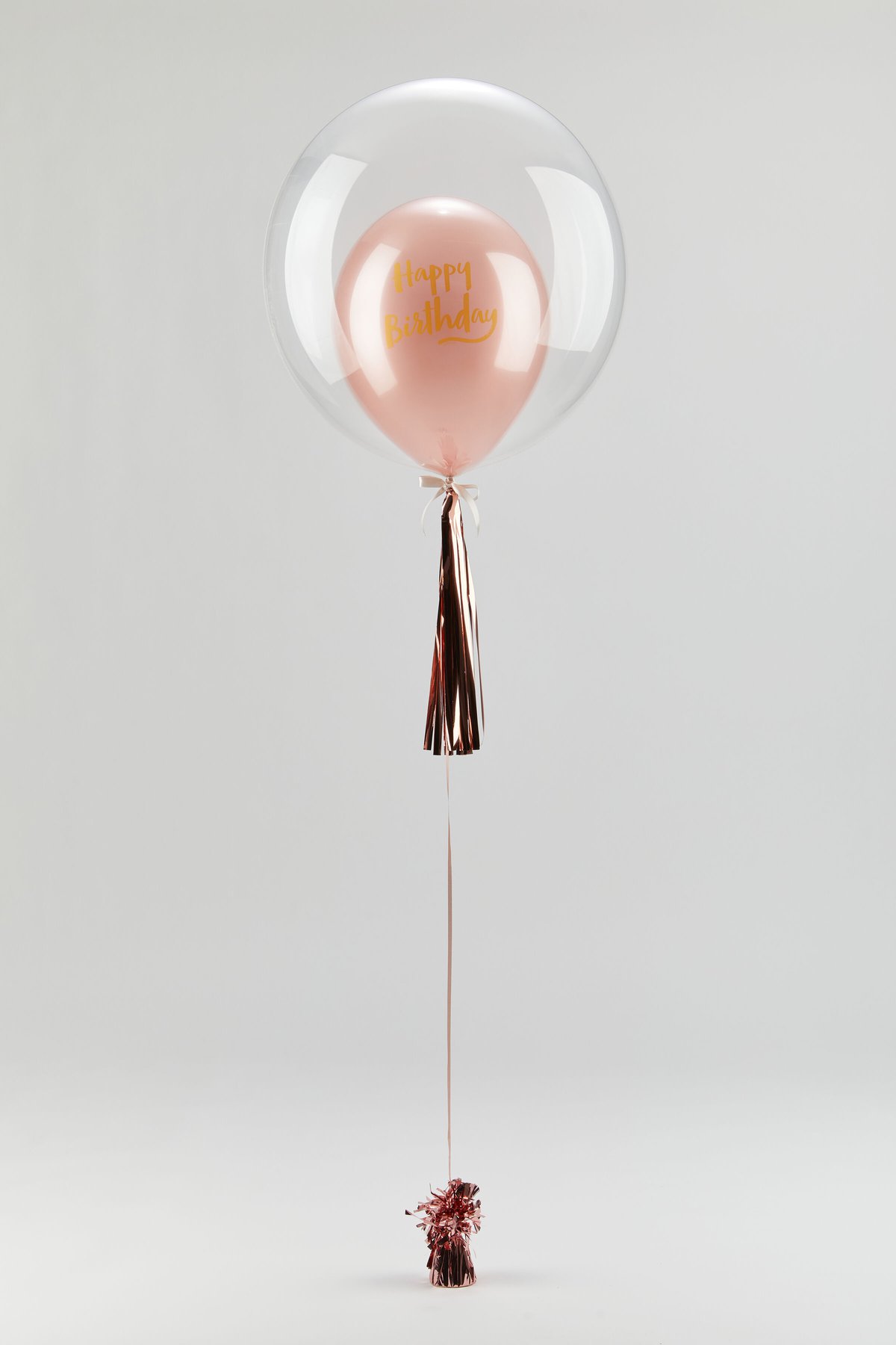 Ros&eacute;gold Birthday Bubble
