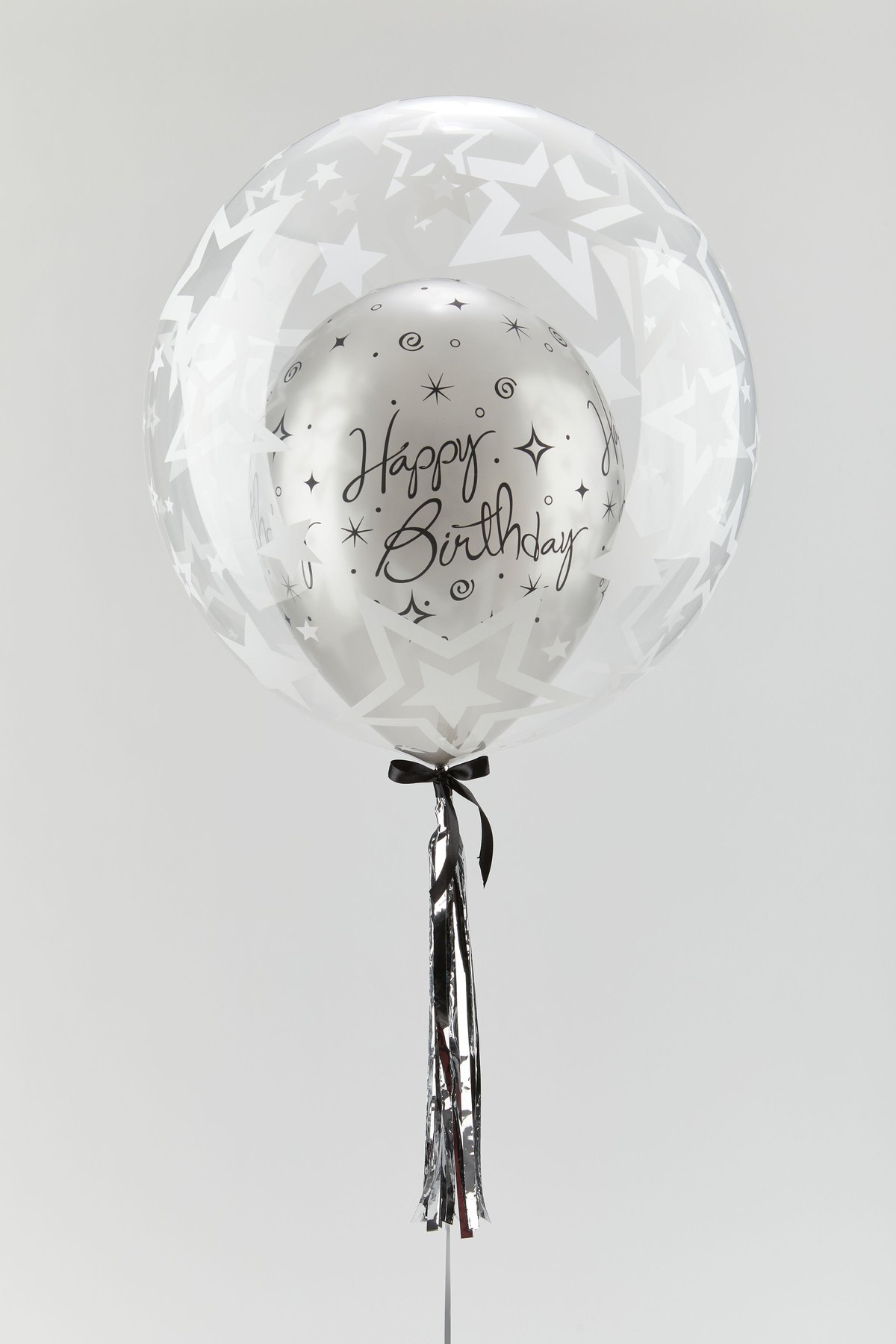 Silver Birthday Bubble