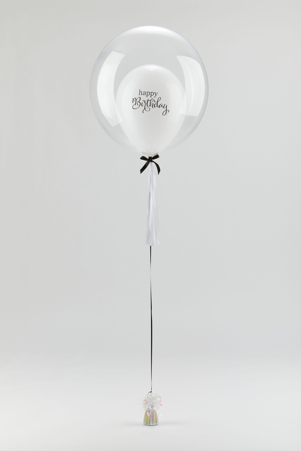 White Birthday Tassel