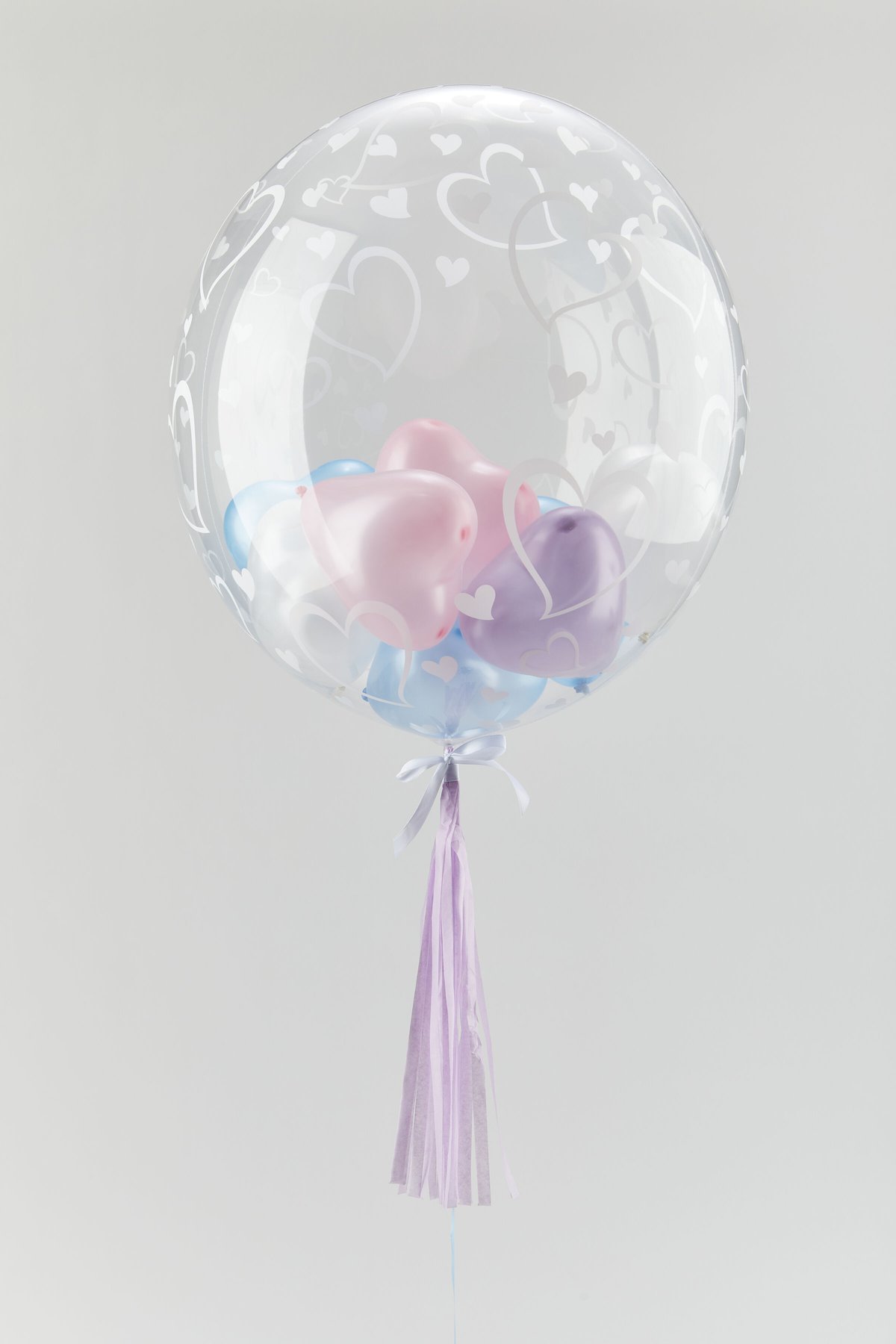 Pastel Hearts Bubble