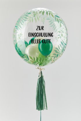 Einschulung Greenery Bubble