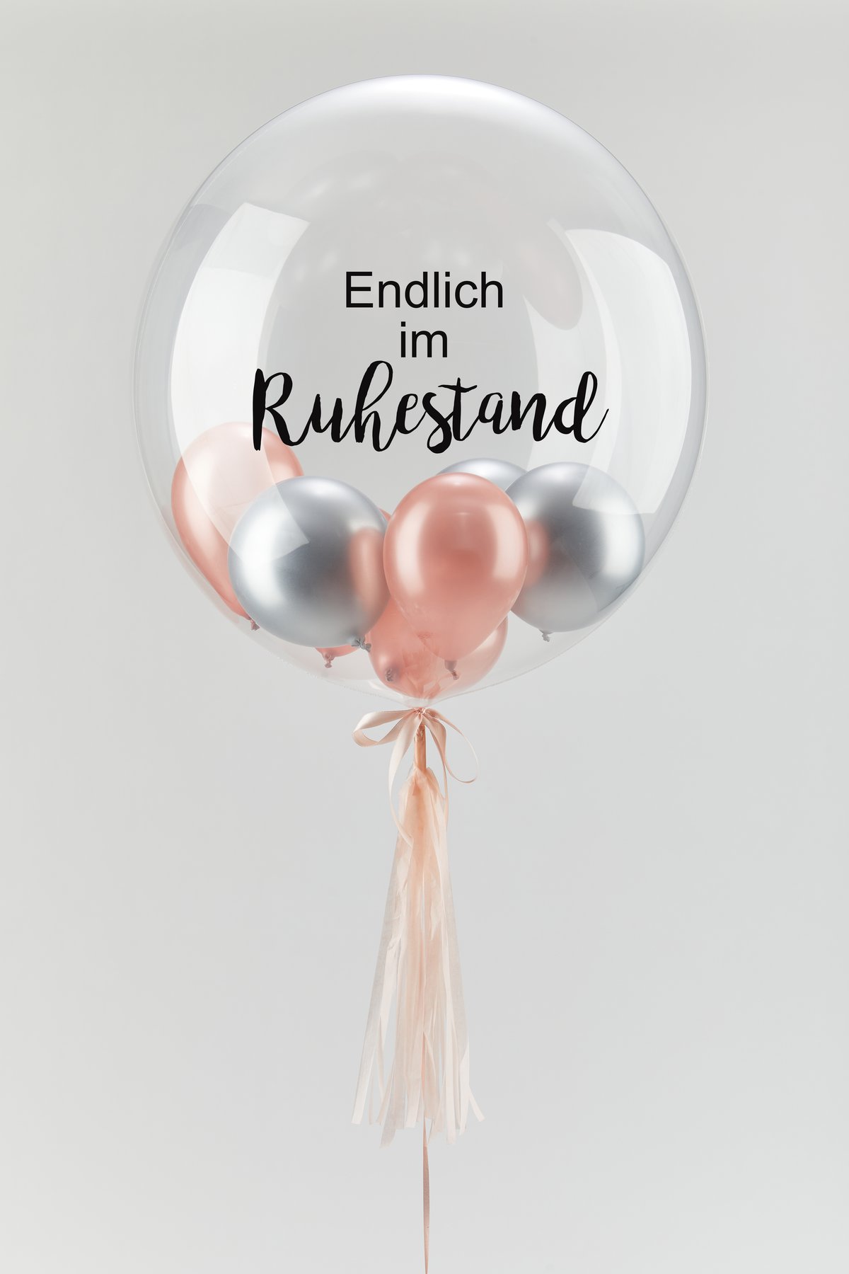 Endlich im Ruhestand Rosgold Bubble