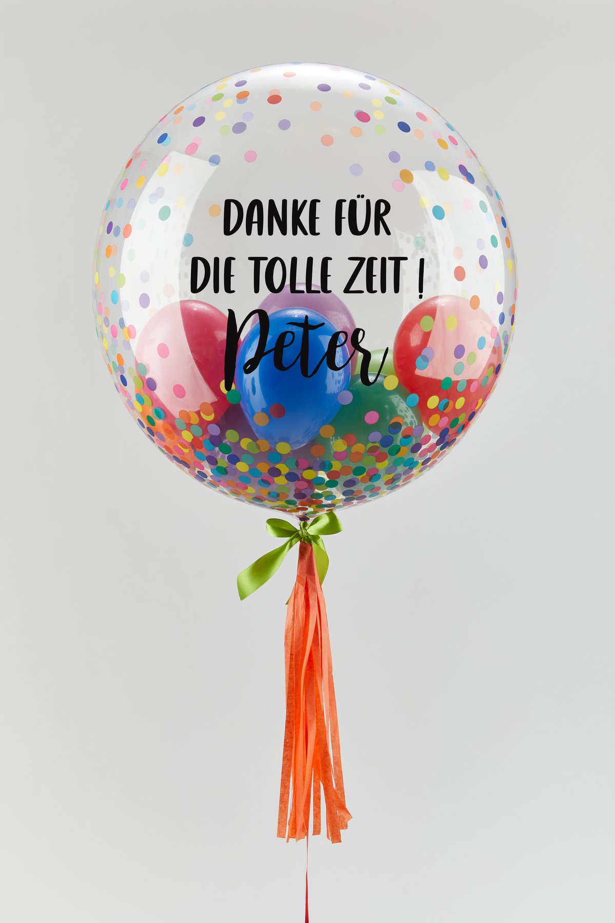 Zum Abschied Happy Dots Bubble