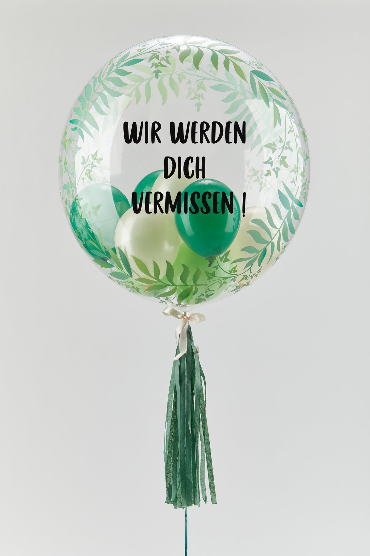 Wir werden dich vermissen Greenery Bubble