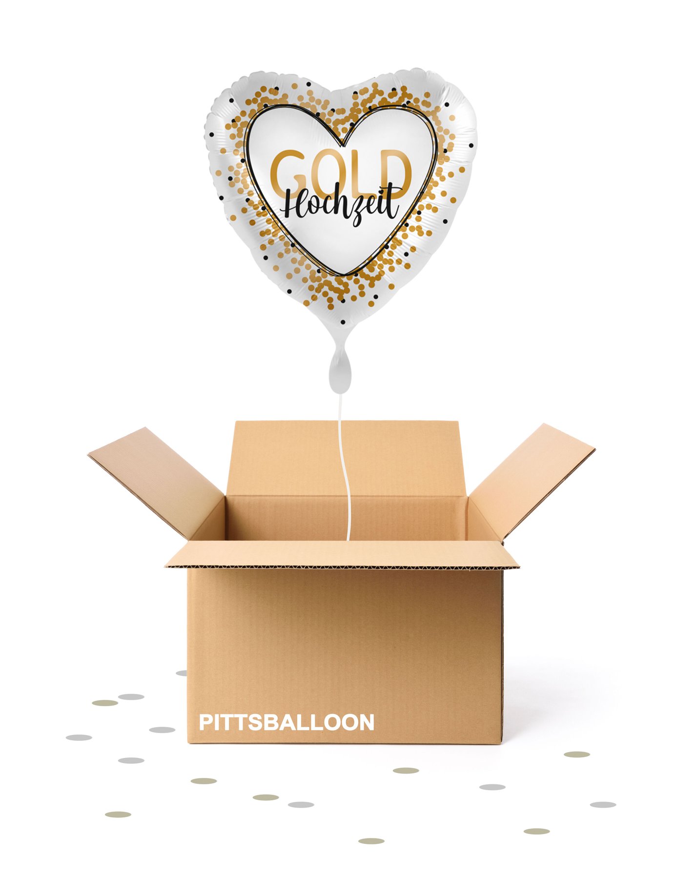 Goldhochzeit heart