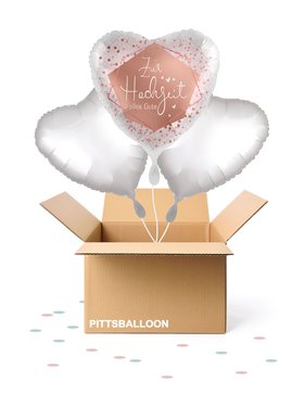 Ballonstrauss zur Hochzeit ...