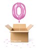 Ballonzahl 0 rosa