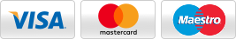 Zahlungsart Kreditkarte: Visa, Mastercard, Maestro