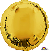 Standard Circle Metallic gold
