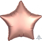 Satin Luxe Rose Copper Star
