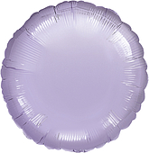 Standard Circle Metallic Pastel Lilac