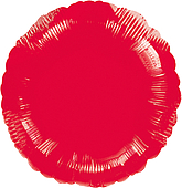 Standard Circle Metallic Red