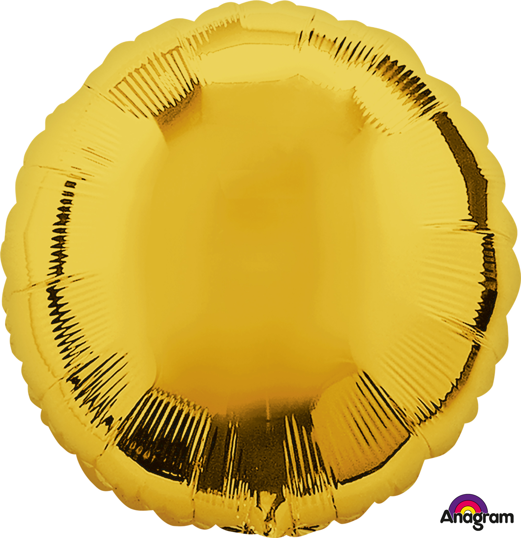 Standard Circle Metallic gold