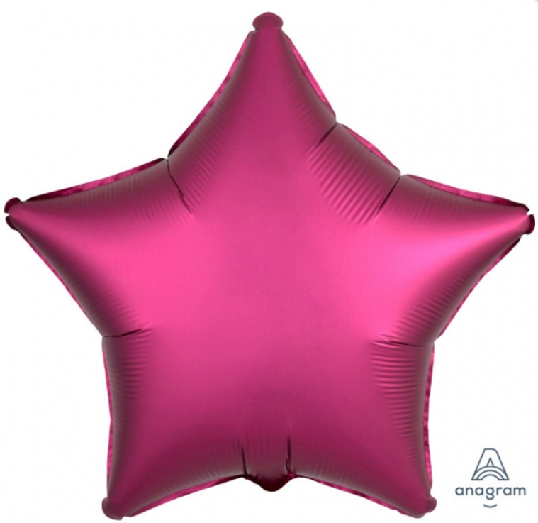 Satin Luxe Pomegranate Star