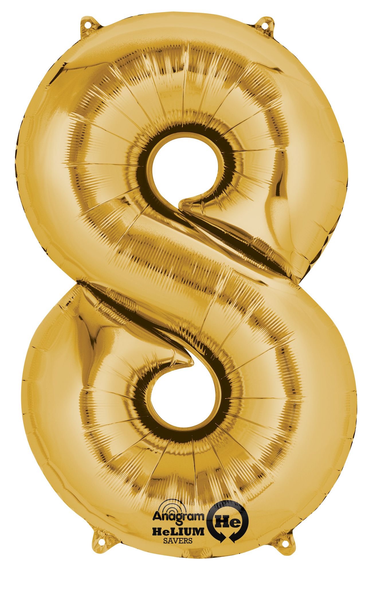Folienballonzahl Gold