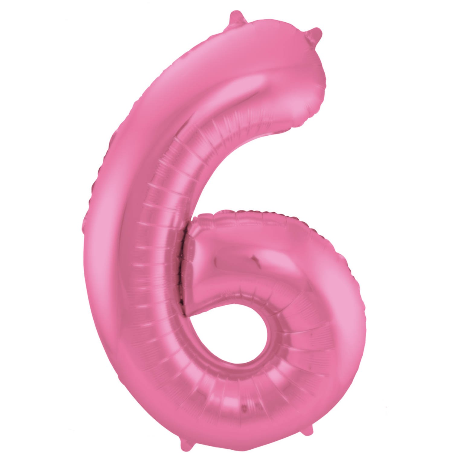 Folienballonzahl Rosa